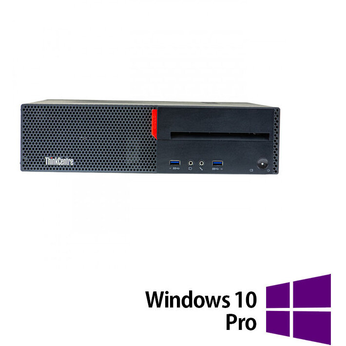 Sistem desktop Refurbished M700 Intel Core i7-6700 8GB 256GB SSD Windows 10 Pro Black