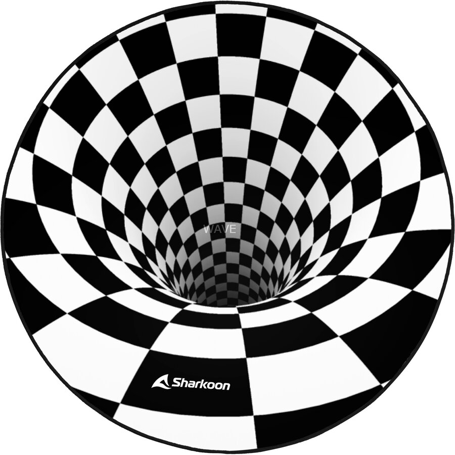 SKILLER SFM12 3D Vortex, protective mat (black/white, 120cm)