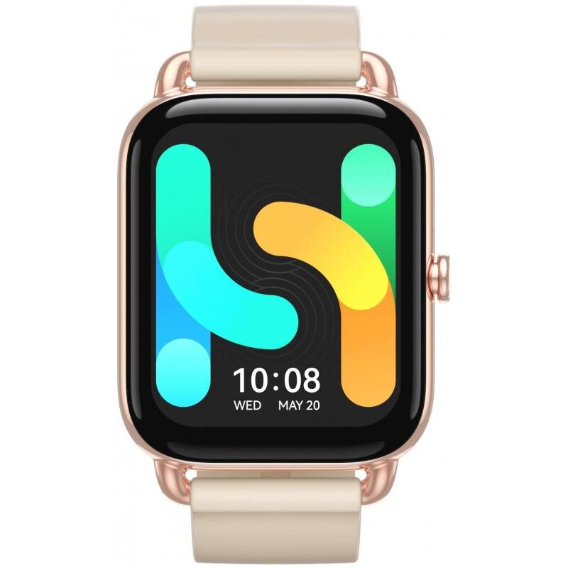 Smartwatch RS4 Plus LS11  Ecran AMOLED 1.78inch  Curea Silicon  IP68  Saturatie Oxigen  105 Moduri Sport  Auriu