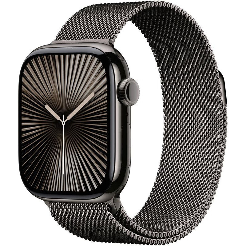 Smartwatch Watch S10 Cellular 42mm Slate Titanium Case Slate Milanese Loop