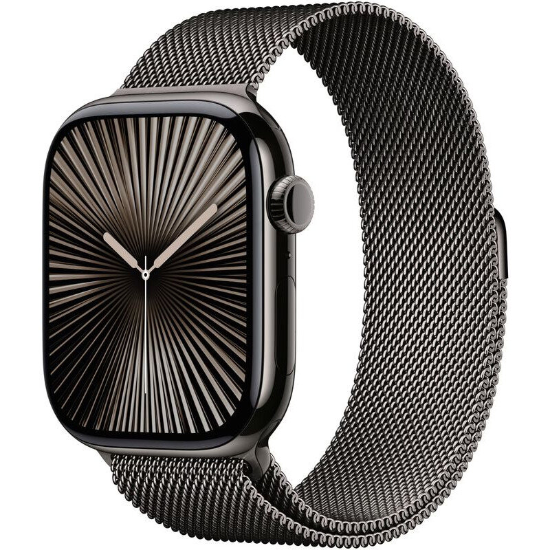 Smartwatch Watch S10 Cellular 46mm Slate Titanium Case Slate Milanese Loop - S/M