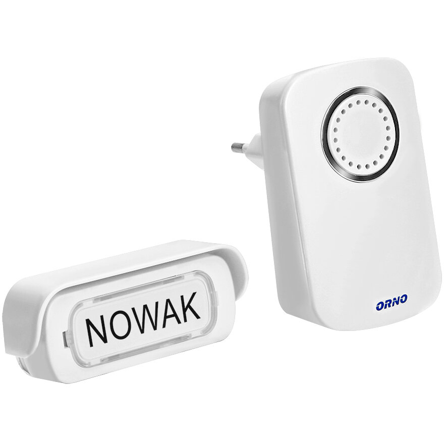 Sonerie Wireless Erato Ac Alimentare La Retea IP44 100m 32 Sonerii Buton Impermeabil Control Volum Alb