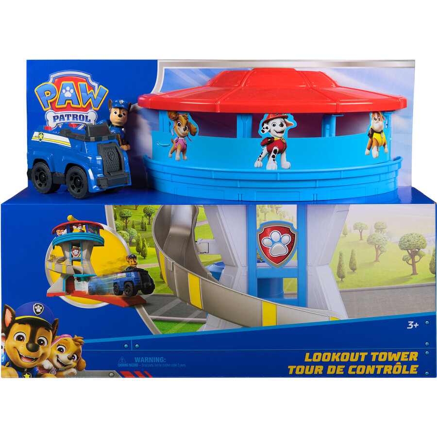 Spin Master Paw Patrol - Lookout Tower Headquarters Playset, Play Building