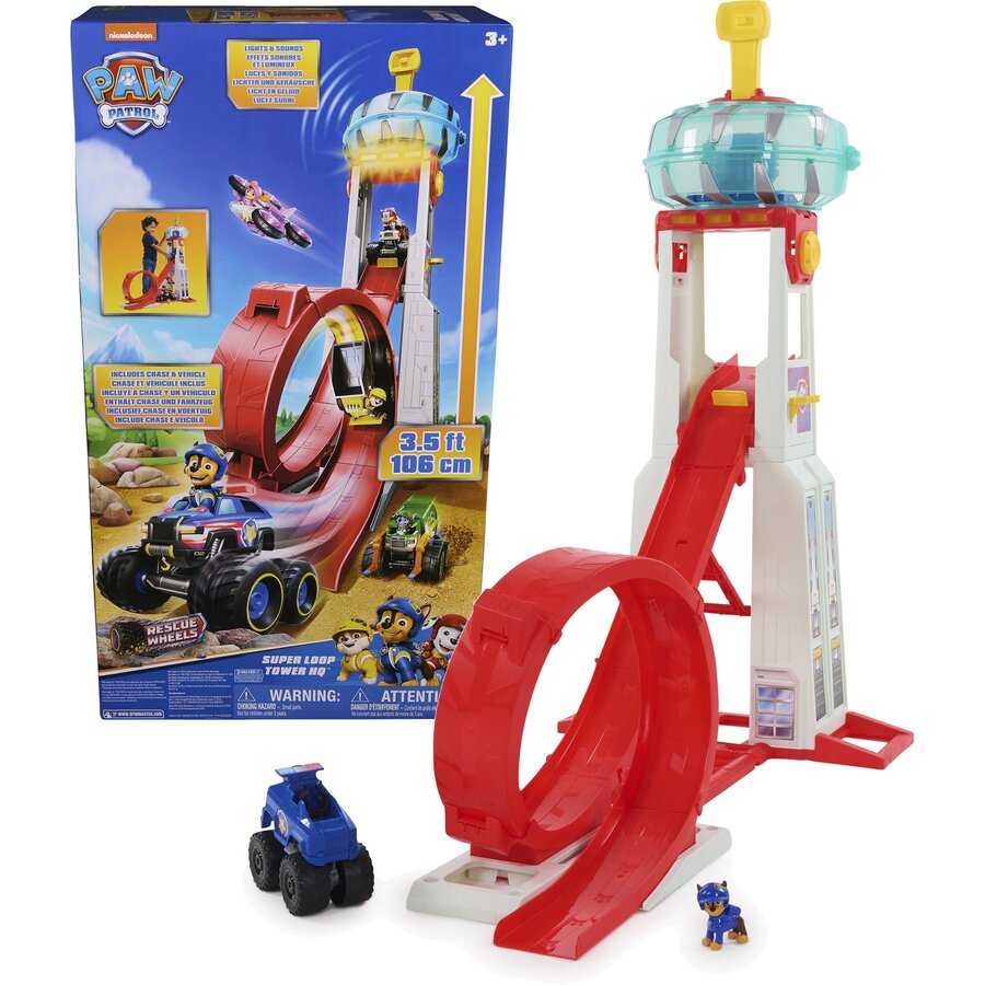 Spin Master Paw Patrol Rescue Wheels - Superloop Tower, Play Building