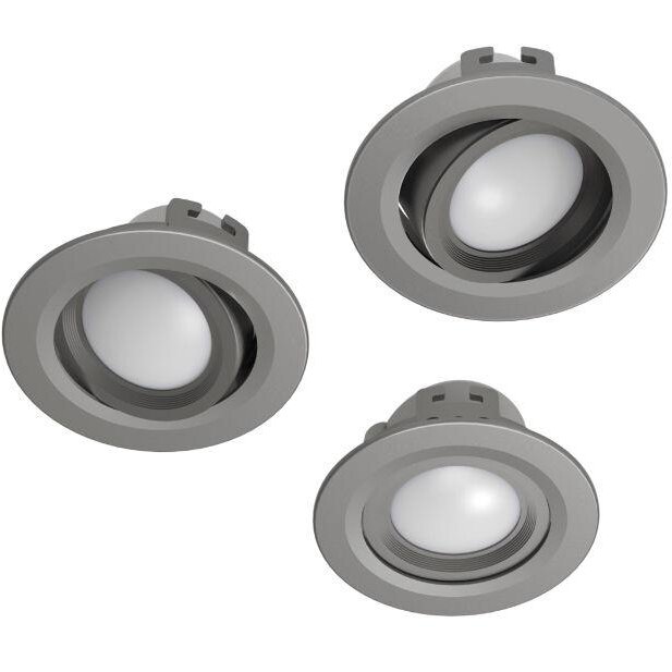 Spot LED 176579 Smart  Control Vocal Aplicatie 5W 350lm 3xbuc Argintiu