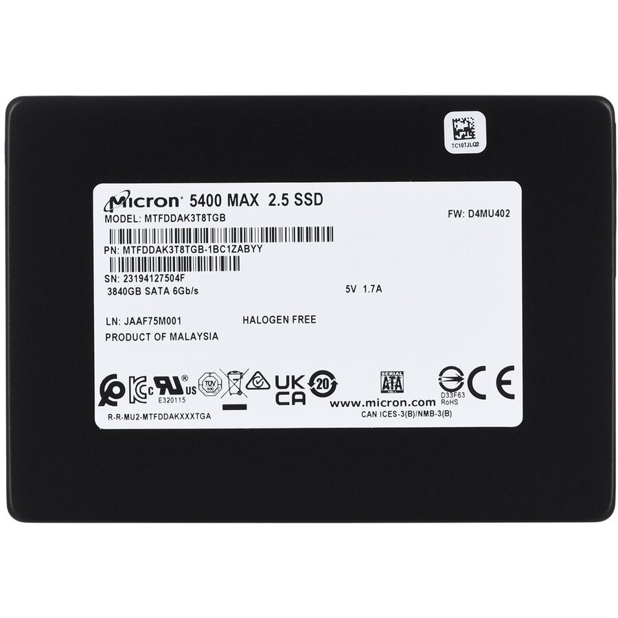 SSD 5400 MAX 960GB SATA 2.5inch DWPD 5