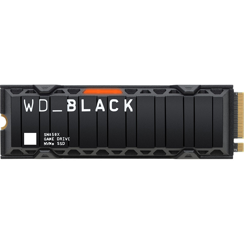 SSD Black SN850X 1TB NVMe PCIe Gen4 x4 M.2 heatsink