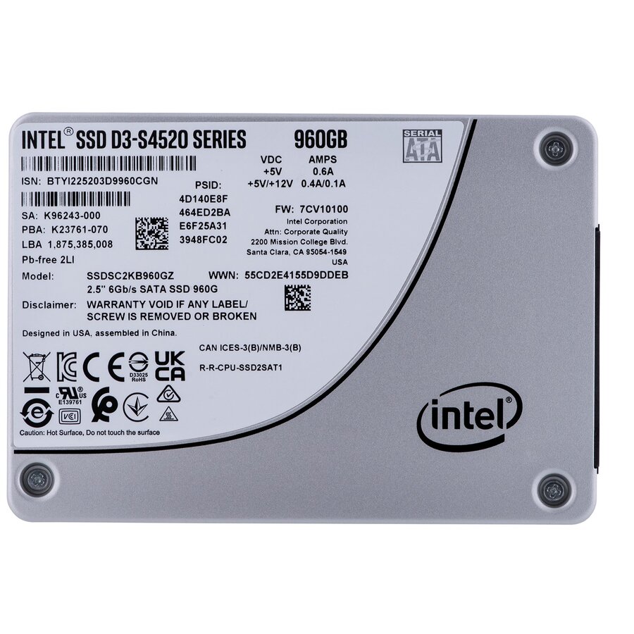 SSD Intel S4520 960GB SATA 2.5inch