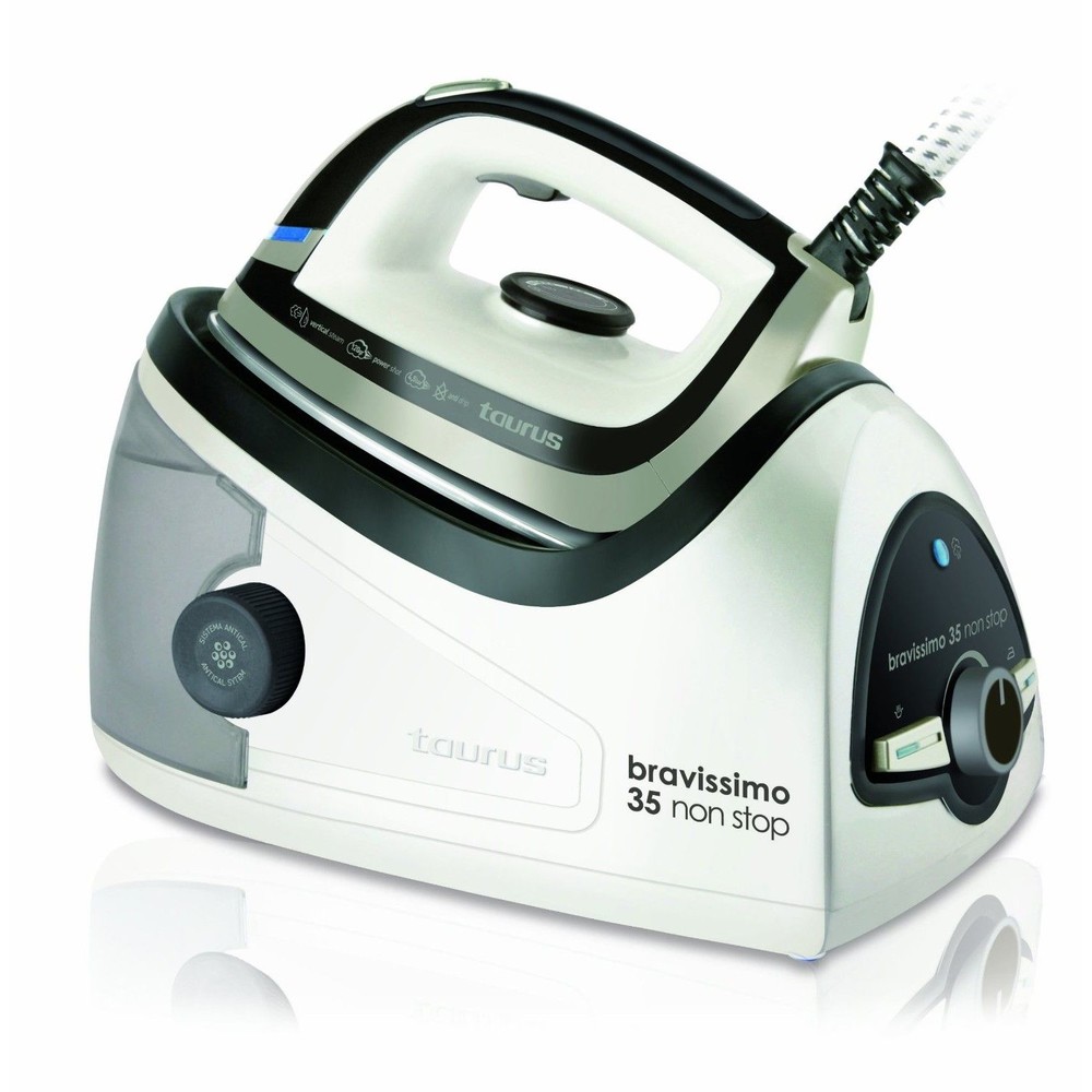 Statie de calcat profesionala Bravissimo 35 Non Stop 2350W alb / negru