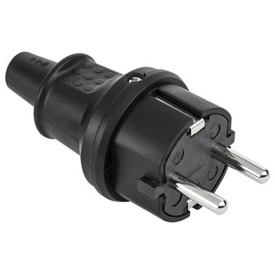 STECHER 16A/250V- IP44 NEGRU 2237