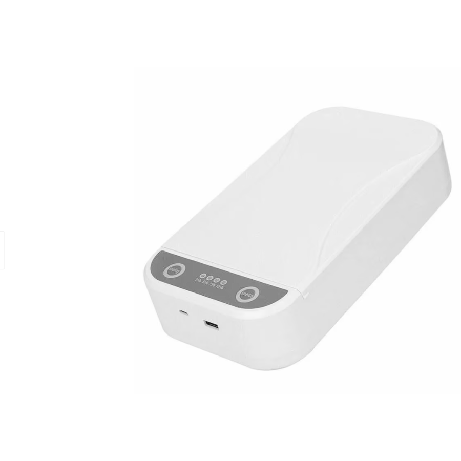 Sterilizator UVC 3 In 1 Pentru Obiecte Mici Smartphone Functie Aromaterapie Mufa Usb Alb