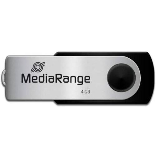 Stick Memorie USB 2.0 Flash Drive 4GB Negru/Gri