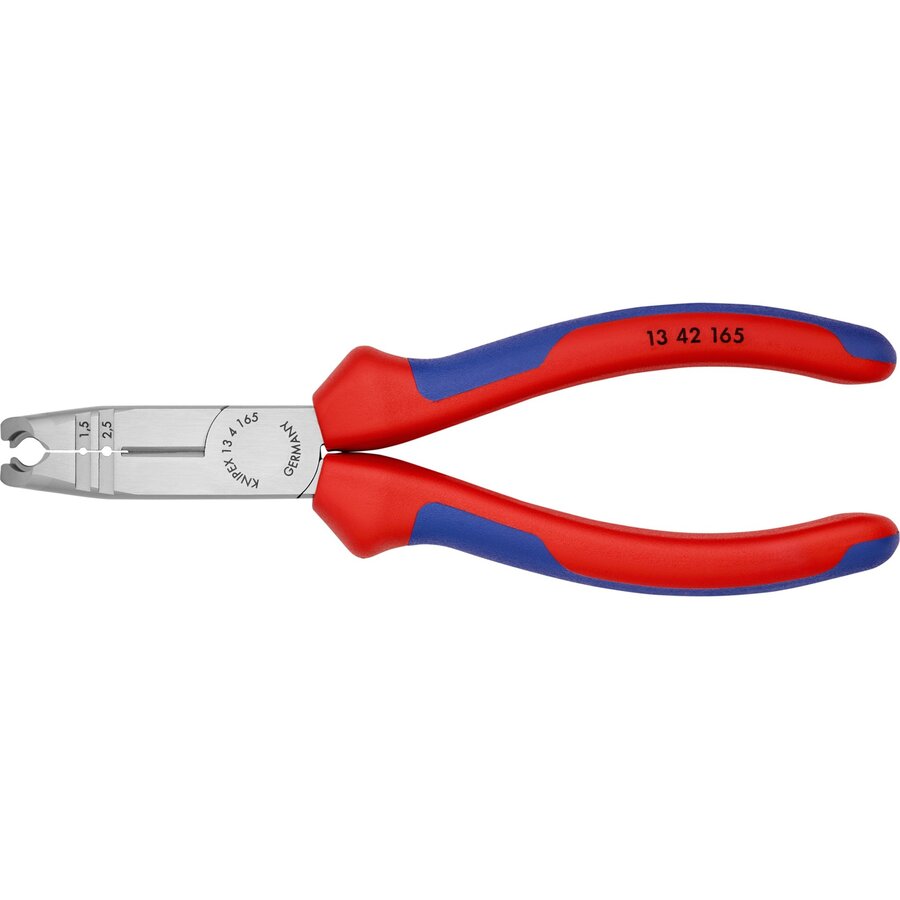 stripping pliers 13 42 165, stripping pliers (red/blue, length 165mm)