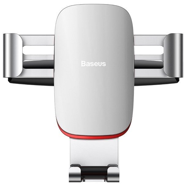 Suport Auto pentru Telefon Metal Age Gravity CD Slot Mount Rotire 360 Grade Argintiu