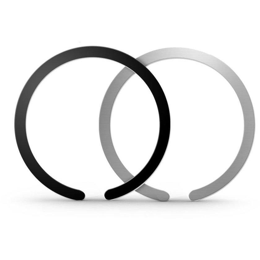 Suport Metalplate compatibil cu functia MagSafe, Adeziv 3M, Black/Silver