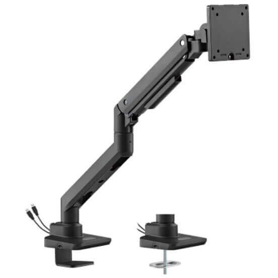 Suport Monitor De Masa MNT69USB Heavy-Duty cu Port USB-A/USB-C 17-49inch  Max 20kg Negru