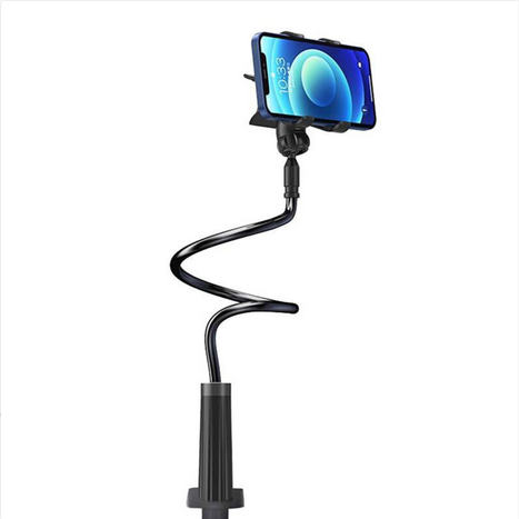 Suport Telefon LP113 Pentru SmartPhone Fixare Birou Clips Dimensiune Cablu 90cm Negru