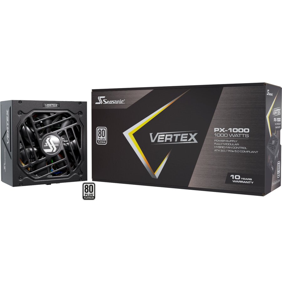 Sursa Vertex PX-1000 1000W, PC power supply (black, cable management, 1000 watts)