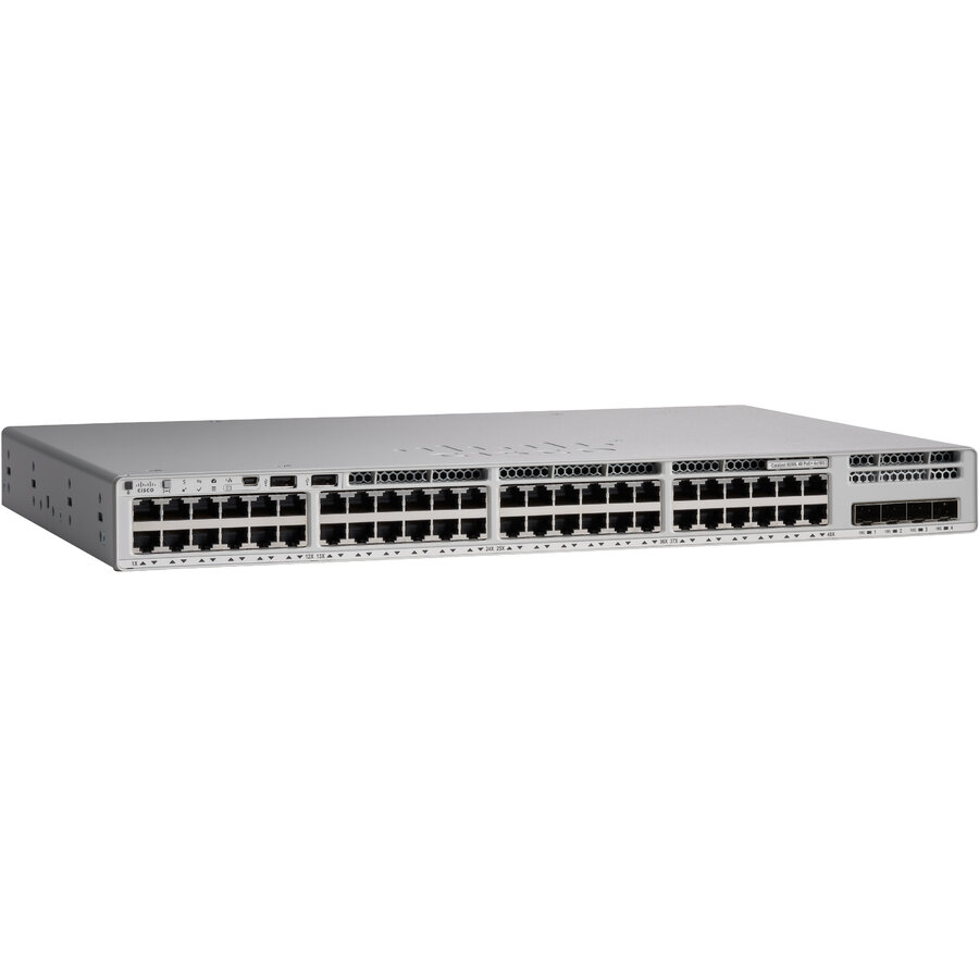 Switch Catalyst 9200L 48-port PoE+ 4×1G Network Essentials Gri
