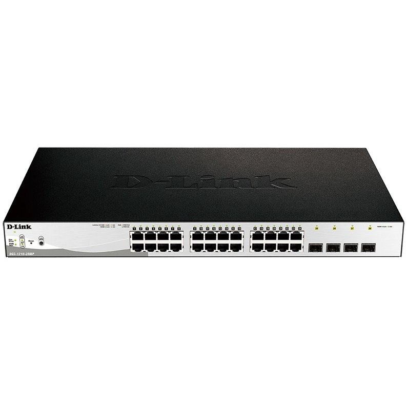 Switch DGS-1210-28MP 24 porturi Gigabit 4 porturi Combo SFP