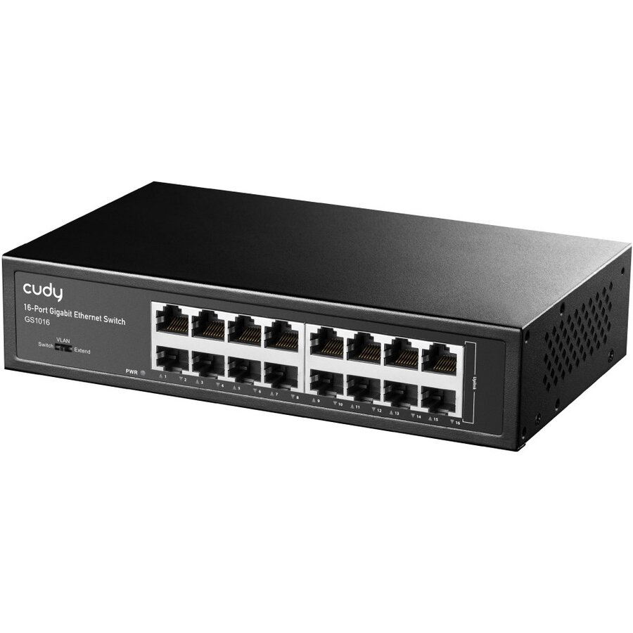 Switch GS1016 Gigabit Ethernet (10/100/1000) Negru