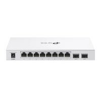 Switch PoE  Festa 10 Porturi Gigabit 8 PoE+ IEEE 802.3at/af, 61W buget POE Alb