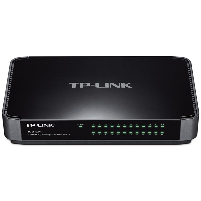 Switch TL-SF1024M 24 de porturi 10/100 Mbps RJ-45 Fast Ethernet Negru