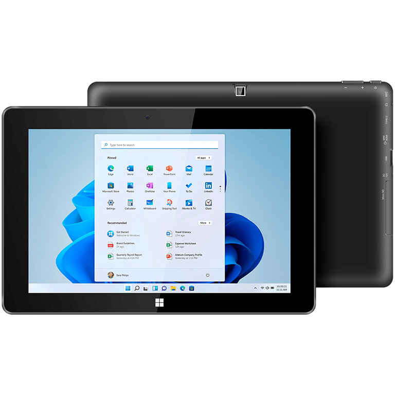 Tableta 10.1Inch Edge Windows 11 Pro 8GB RAM 256GB IPS Bluetooth Negru