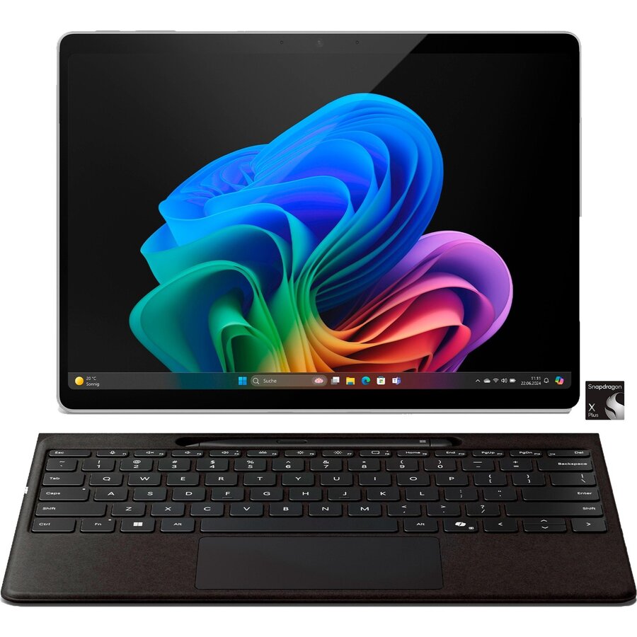 Tableta Surface Pro 11 for Business, tablet PC platinum/black, Windows 11 Home, 256 GB, 16GB RAM, Snapdragon X Plus