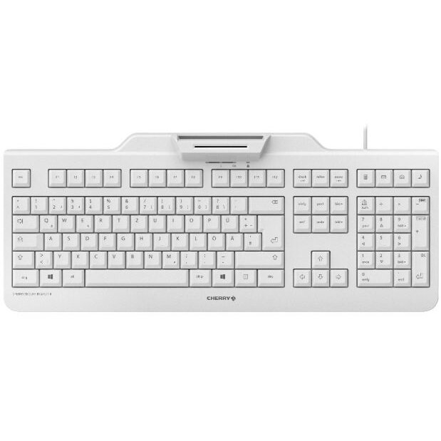 Tastatura Cu Fir Secure Board 1.0 USB Layout English US 104 Taste Alb/Gri