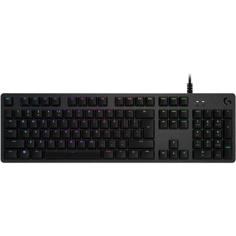 Tastatura gaming G512 Carbon RGB GX Red Switch Mecanica Black