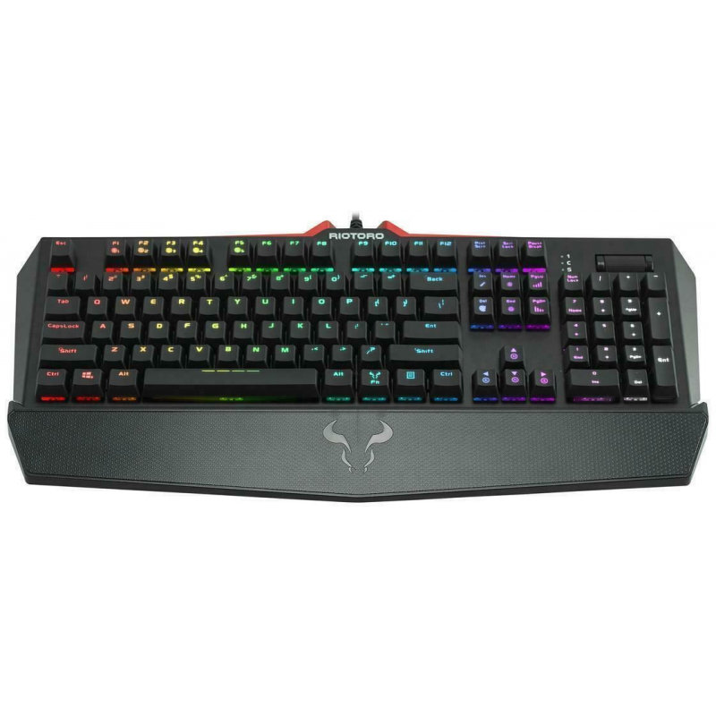 Tastatura gaming Riotoro Ghostwriter Elite Cherry MX Red RGB Mecanica Black