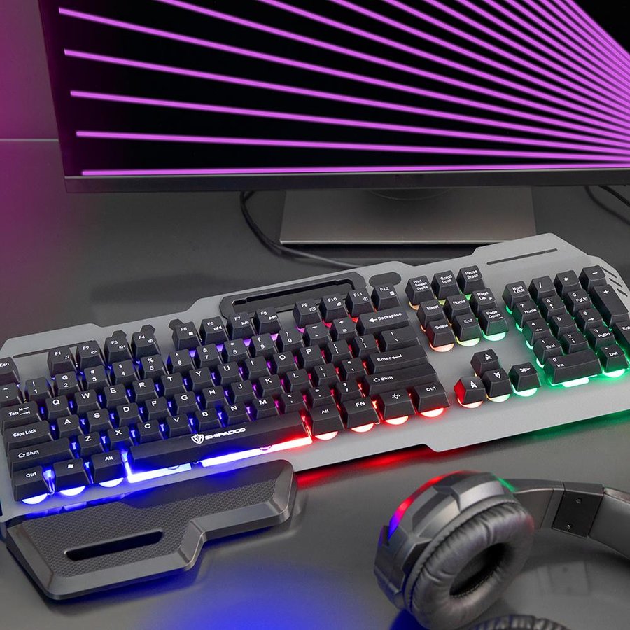 Tastatura Gaming Semi-Mecanic TEA282 Gri