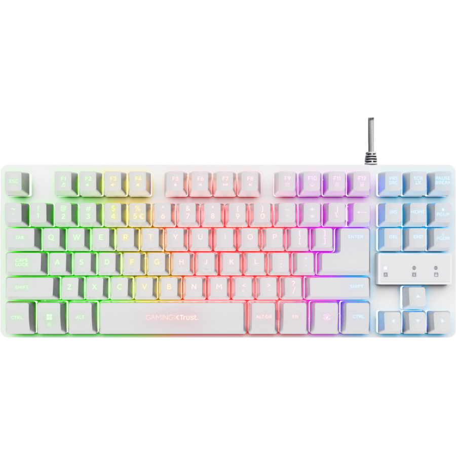 Tastatura GXT833W Thado RGB Alb