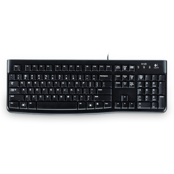 Tastatura K120 USB Black Bulk