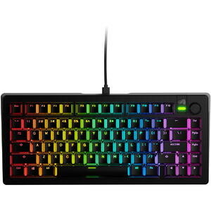 Tastatura Mecanica GMMK 3 75% Prebuilt USB-C Fox Switches US Layout 81 Taste Negru