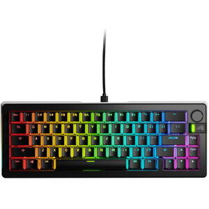 Tastatura Mecanica GMMK 3 PRO 65% Prebuilt USB-C Fox Switches US Layout 66 Taste Negru
