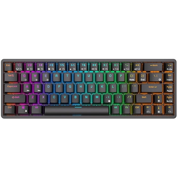 Tastatura Mecanica RK837 RGB Rosu-Negru
