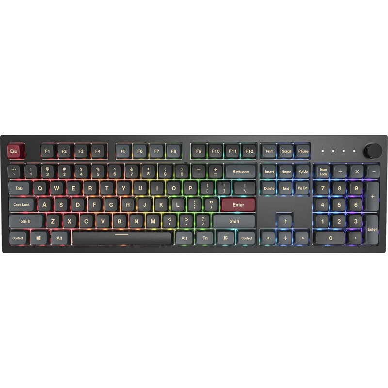 Tastatura MKey Darkness Red