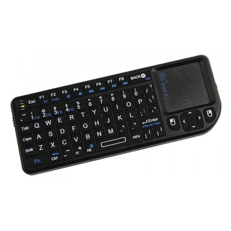 Tastatura SMART mini X1 Wireless Touchpad Negru