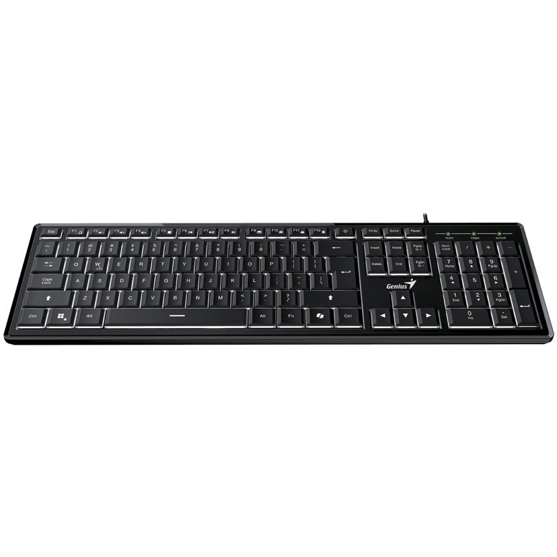 Tastatura USB Multimedia 104 Taste + 12 Taste Negru
