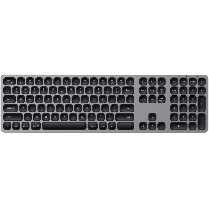 Tastatura Wireless Mac Bluetooth Aluminiu US Gri