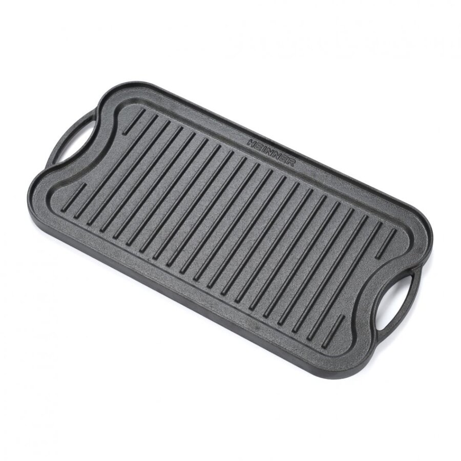 Tava Grill / Plita Fonta Pura 51x26x2.5CM Negru