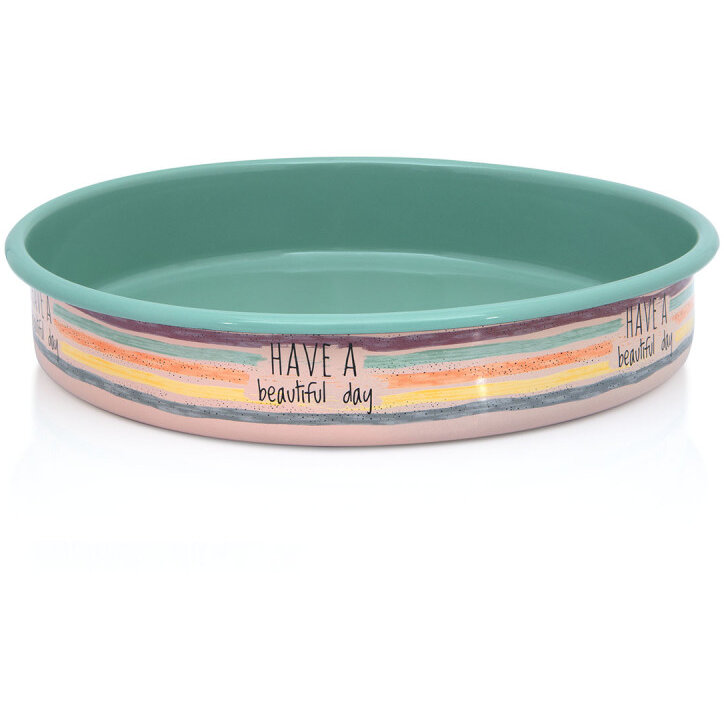 Tava Rotunda Emailata Divan Dan 4L Diametru 30CM Multicolor