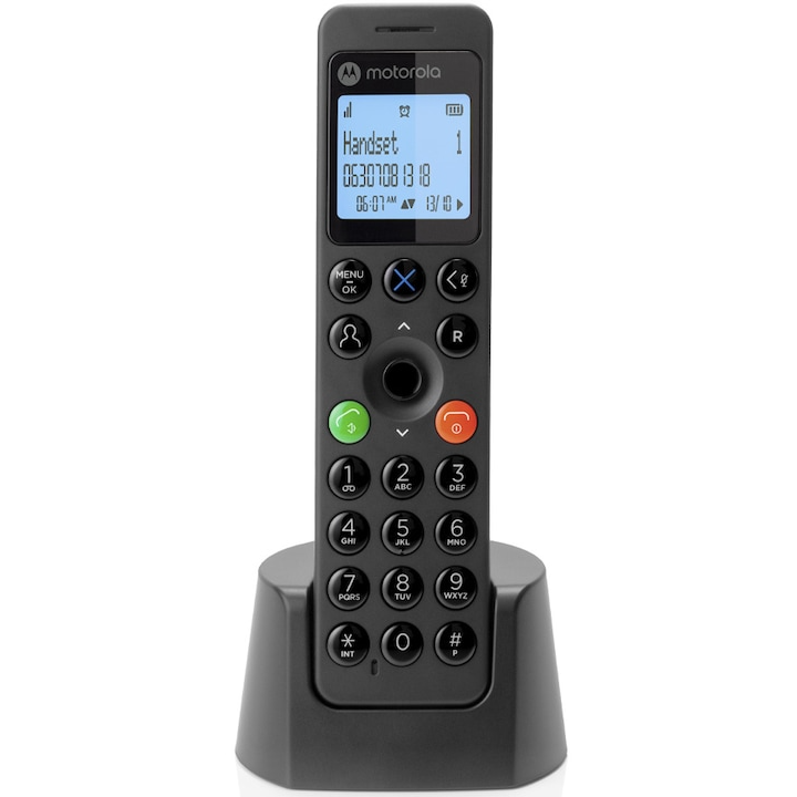 Telefon Fara Fir DOT201 Afisaj LCD Agenda 100 Contacte Negru