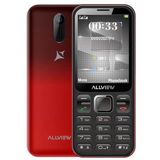 Telefon mobil M20 Luna Dual Sim 2G Rosu