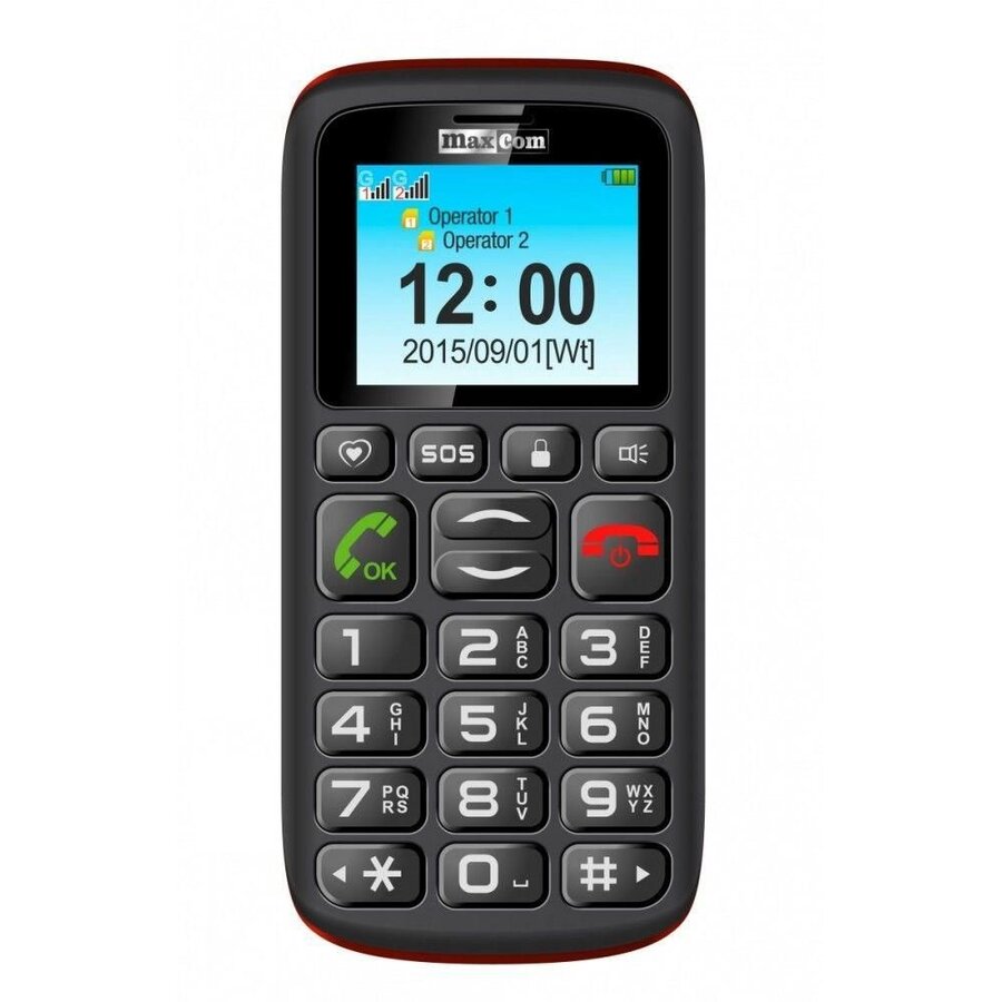 Telefon Mobil MM428BB Dual Sim Radio FM Lanterna Negru