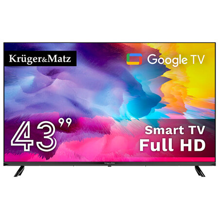 Televizor LED KM0243FHD-SA Smart Full HD GoogleTV 43Inch 108CM Negru