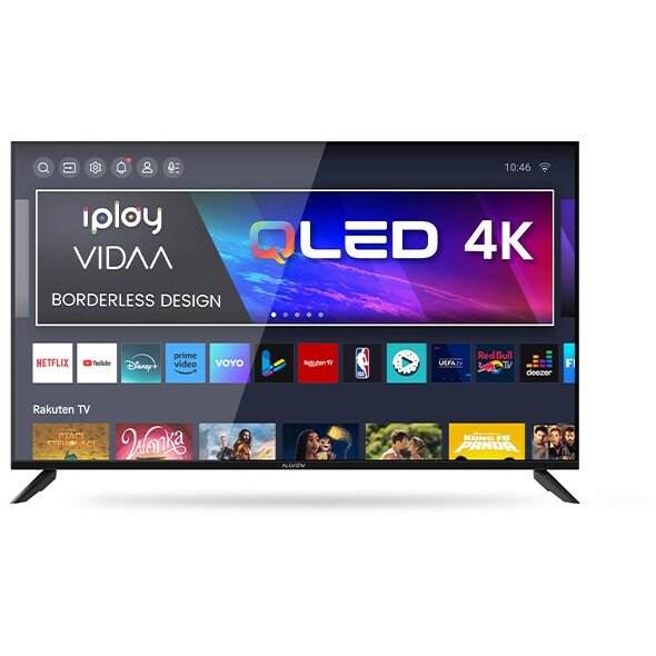 Televizor QL50iPlay6200-U QLED 126Cm 50inch 4K UHD Negru