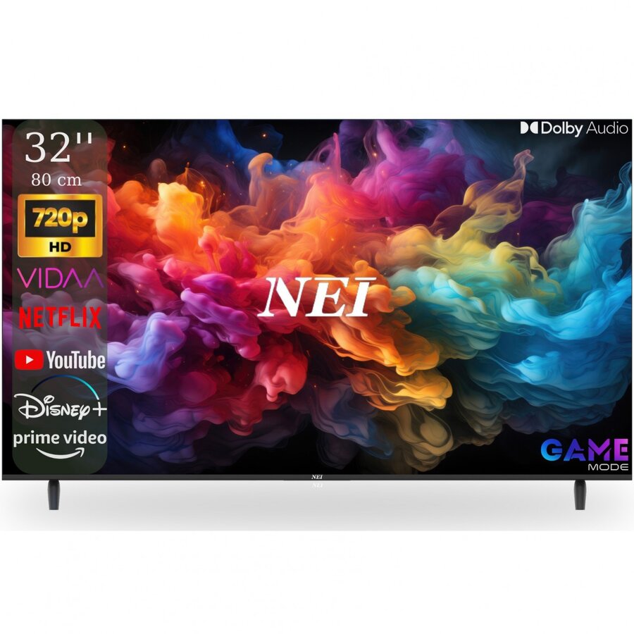 Televizor Smart LED 32NE4901  Clasa E 32Inch 80Cm HD Negru